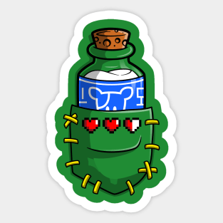 Milk Jar Pocket Sticker